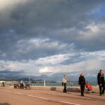 Walk at the beach