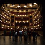 On stage in Burgtheater