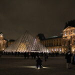 Pyramid by night