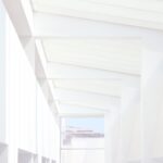 White MACBA ceiling structure