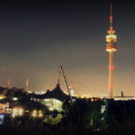 Television tower and Schwimmhalle