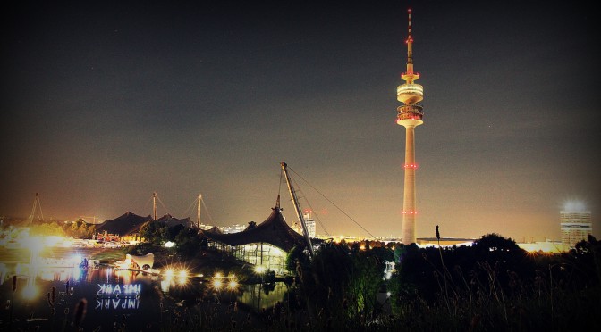 Olympiapark by night wallpapers